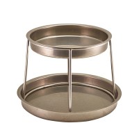 Vintage Steel Two Tier Seafood Stand